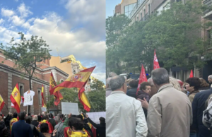 El PSOE contrata a manifestantes para apoyar a Pedro Sánchez