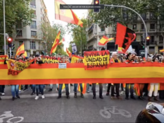Aumentan las protestas patriotas contra Pedro Sánchez en Ferraz