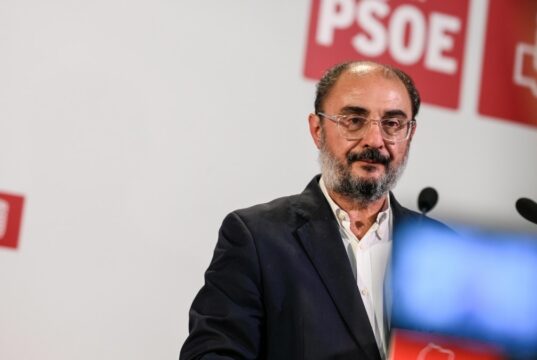 Lambán planta al PSOE por la ley de amnistía en el Senado
